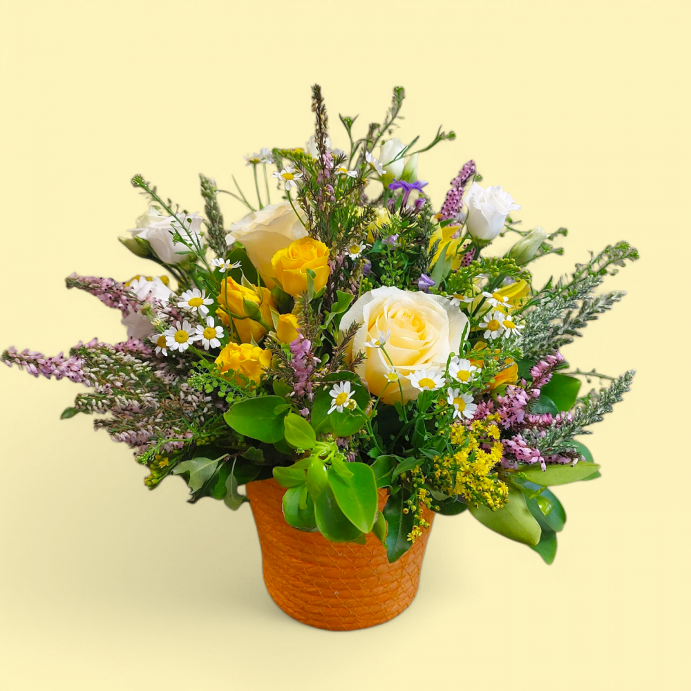 Easter Coffee Table Flowers