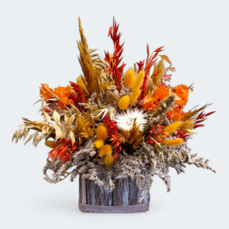 Dried Arrangement Amber Glow