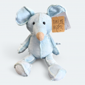 Blue Plush Mouse