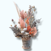 Dried Floral Arrangement Pale